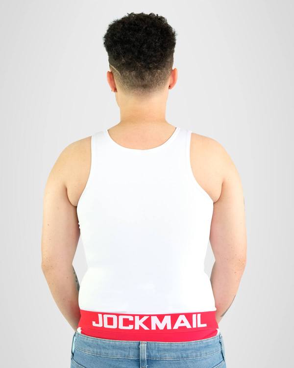 Back view of long binder