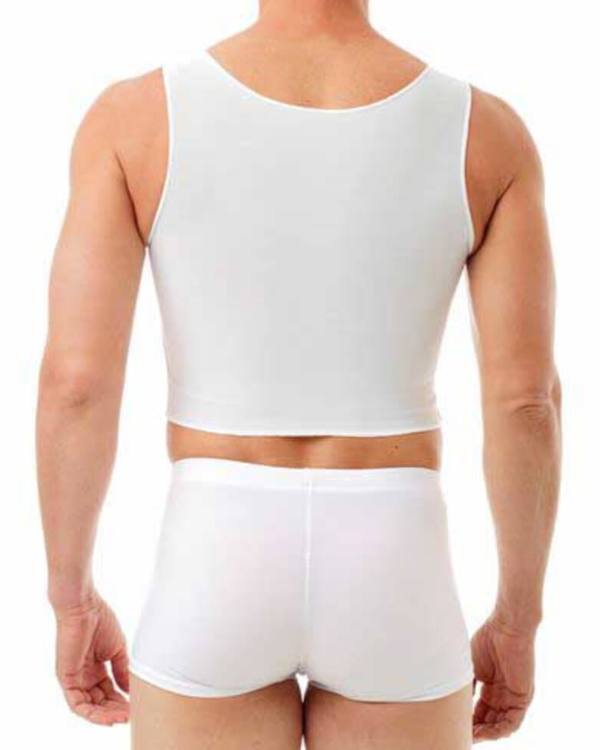 Back view of Mid chest binder