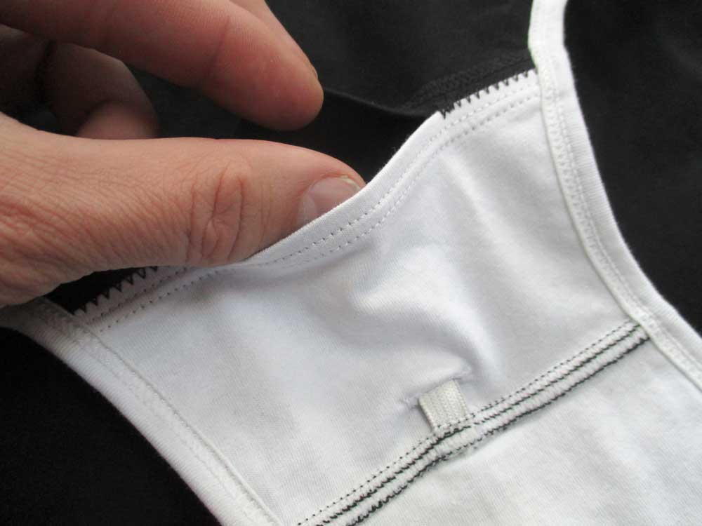 Inside of Budgie Underwear