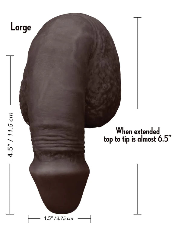 measure of a large silicone packer
