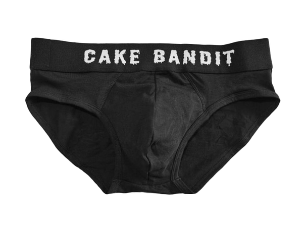 Black Packing Briefs by Cake Bandit