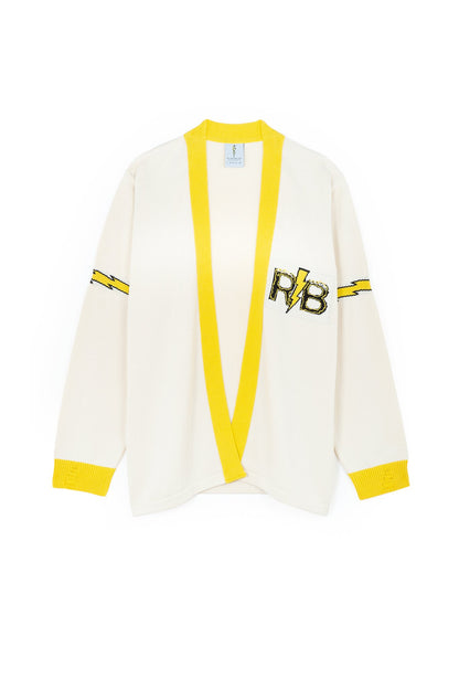 RB Varsity Cardigan (White)